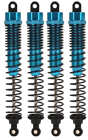 Blau 80 Mm Stoßdämpfer Rc 1 24 Rc Crawler 13 × 10 × 5 CNC-Universal-Stoßdämpferdämpfer 127 Mm Passend für Sxc10 D90 1 10 Rc-Auto