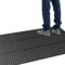 ROVSUN Rubber Floor Mat with Holes, 3x7 FT Hollow Large Mat Roll, Anti-Fatigue/Non-Slip Drainage Mat, for Industrial Kitchen Restaurant Bar Bathroom, Indoor/Outdoor Cushion