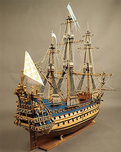 PUCIO Bootsschiff Modellbausatz Model Schiff Le.Soleil.Royal Schiffsmodellbausätze Im Maßstab 1:90