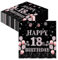 GROVBLE Servietten 18 Geburtstag,40 Stück Party Servietten Tischdeko für 18. Geburtstag servietten rosegold Papierserviette 2-Lagig Servietten 33x33cm Einweg Papierservietten für mädchen