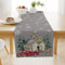 Weihnachten Tischläufer,Tischdecke Weihnachten,40x140cmWeihnachtsdecke Tisch,Weihnachtliche Tischdekoration,Elch Schneemann Weihnachten Tischdekoration, Für Weihnachten Familienessen Party Dekoration