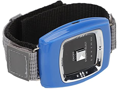 Sonew Schlafhilfe-Armbanduhr, 3 Modi, Baggermeridiane, Anti-Schnarch-Gerät, Verstellbare Schlafhilfe-Uhr für Männer und Frauen (Blau)