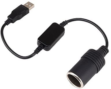 Motorkit Convertidor de Mechero a USB 5V-12V 8W 30 cm de Longitud. Universal