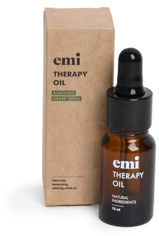 5% natural almond oil, grape seed oil, orange oil vitamin E EMI Therapy Oil 10 ml