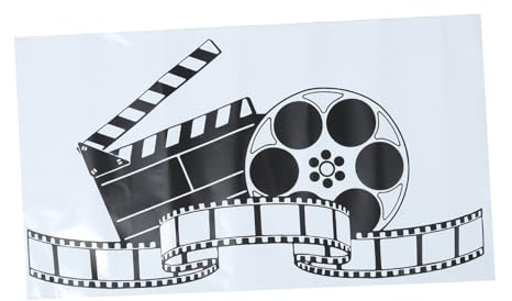 KONTONTY Selbstklebende Wandaufkleber Film-wandaufkleber Entfernbare Pvc-wandkunst Für Wohnzimmer Schwarz 58 X 63 Cm