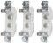 DEWIN NH Sicherungshalter, 3 Stück Sicherungssockel Keramik Einpoliger Sicherungshalter für NH NT00 Sicherung 160A 660V
