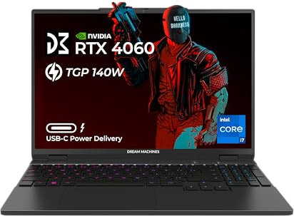 Dream Machines RG4060-15EU44 i7-14650HX/RTX4060/15.3”/WQXGA/240Hz/RGB100%/1TB M.2 SSD/32 GB