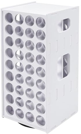 Generisch Estante de color – Soporte de pintura con 72 agujeros | Organizador de colores para juego de colores en miniatura | Modelo de conservación de color, estación de pintura, estante de