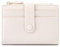 CHAOFANXI Portefeuille pour femme avec blocage RFID, en cuir bifold, petit portefeuille pour femme, petit et en format court, porte-monnaie avec plusieurs compartiments, blanc, B/blanc, 12.5*2.3*9,