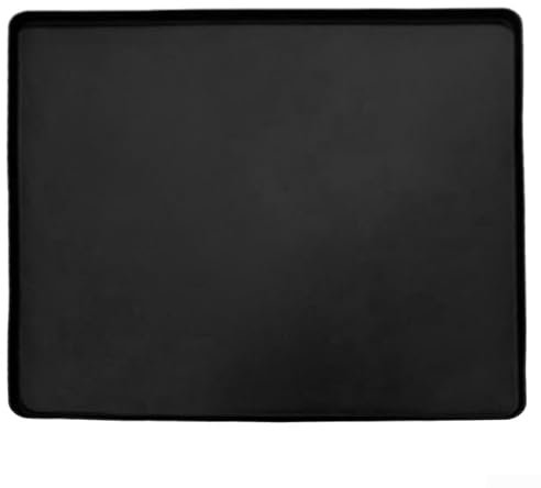Tapis en silicone pour appareils électroménagers Protection efficace contre la poussière pour lave-linge, sèche-linge et plus (60 x 50 cm, noir)