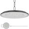 SUBTLETY 200W UFO-Form Industriebeleuchtung Kaltweiß LED Hallenstrahler IP65 Wasserdichte 2cm Ultradünne Industrielampe Hängeleuchten mit Aufhängekette für Baustelle Lager Fabrik Hof Tunnel