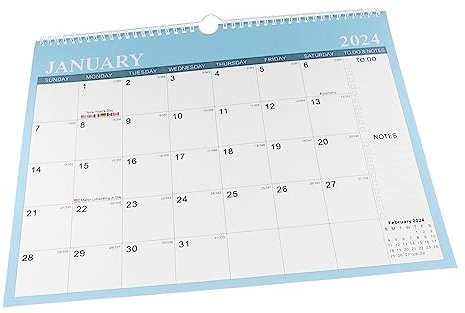 DIYEAH Monatskalender Wand Und Tischkalender -2025 Leichter Freistehender Tageskalender Aus Robustem Material Übersichtlicher Terminkalender Für Büro Und Zuhause
