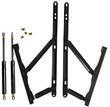 Bearing Hinge，Bearing Heavy Door Hinge 2pcs Lift Up Storage Bed Hinges Heavy Duty Adjustable Sofa Bed Storage Lift Hinge Gas Struts for 60kg