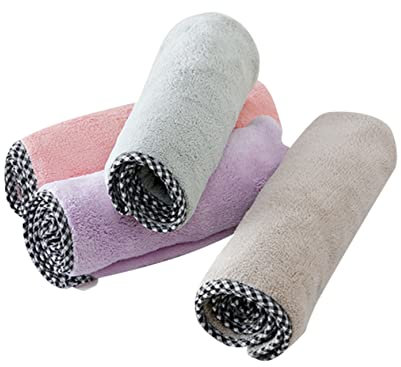 TOVINANNA 2 Sätze Hut Aus Korallenvlies Für Trockenes Haar Schnell Trocknende Handtücher Absorbierende Kappe Trockene Haarkappe Haartrockenhaube Schnell Trocknende Haarkappe 4 Stück * 2