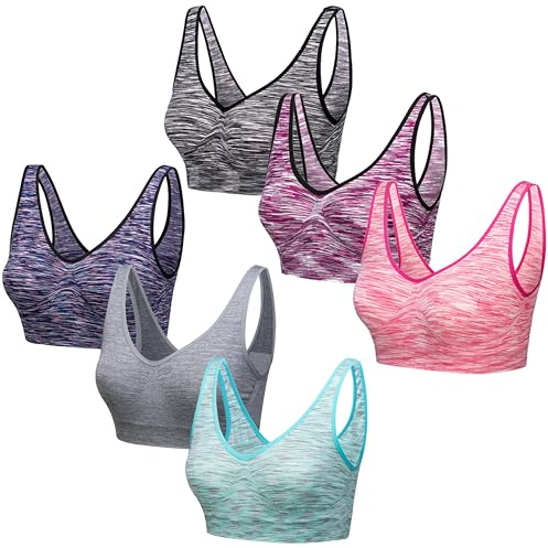 Blu Apparel Seamless Comfort Stretch Bra Marl 3 9 Pack Multiapack Bras Sleep Maternity Bras No Pads No Underwire