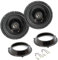Sound-way Kit de altavoces coaxiales bidireccionales Sound Way de 6,5 (120 W máx./60 W RMS) con adaptadores y conectores - Compatible con Fiat Panda 169 (2002-2012) - Solo puertas delanteras