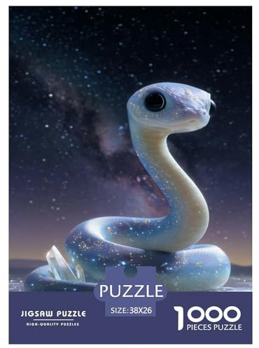 Schlange Puzzle 1000 Teile Für Die Ganze Familie Tiere Erwachsenenpuzzle Geschicklichkeitsspiel Weihnachtspuzzle 38x26cm/1000pcs