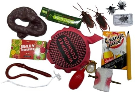 Prank Toys – Gag Jokes Toys Kit, Kids Prank Gadgets Funny Box | Lustige, Urkomische Gag-Box Mit Furz-Pad Für Kinder Und Erwachsene, Narren-Neuheit, Praktische Witze Als Geschenk, Auf Tricks Basierende