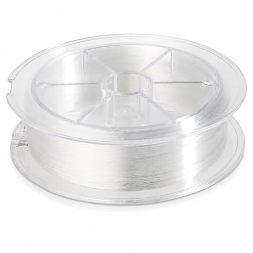 200 M Nylon Fishing Line,0.26mm invisible fishing line（Clear 2.5) | 0.26mm Nylon Fishing Wire,Invisible Strong Wire for Crafts & Hanging Decor & DIY Craft Projects（Clear 2.5)