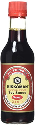 Kikkoman Sweet Soy Sauce, 250ml (Pack of 6), Naturally Brewed