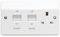 Mk K5060WHI 45A Double Pole Cooker Control Unit