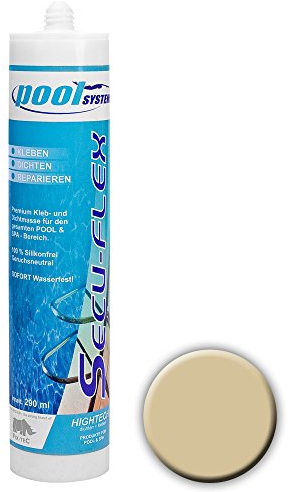 Pool-Profi24.de SECU-Flex Unterwasserkleber (Beige) Sandfarben
