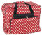 Unbekannt Nähmaschinen Tasche XL (rot/Creme gepunktet)