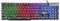 Everest KB-X88 USB Mechanical Feel Rainbow Illuminated Q Gaming Keyboard, Black