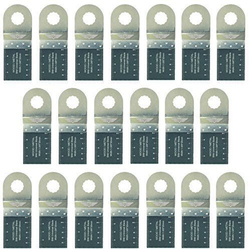20 x TopsTools WX35B_20 Metal Cutting Bi-Metal Blades Compatible with Worx Sonicrafter, Worx 250W, Erbauer Multitool Multi Tool Accessories