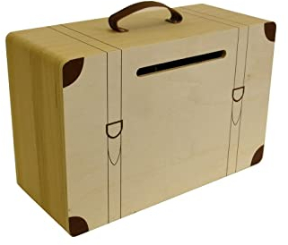 Artemio Urne Valise, Bois, Multicolore, 35 x 15 x 23 cm 14002115