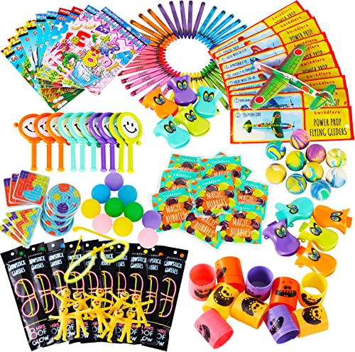 THE TWIDDLERS 120 Premium Kindergeburtstag Mitgebsel Set für Mädchen & Jungen - Geschenktüten Füllung Spielzeugset Mitbringsel, Geburtstag Gastgeschenke, Pinata Füllung Kinder, Tombola Preise