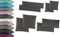 2er Pack Jersey Kissenbezug Kissenhülle Kissenbezüge Seitenschläferkissen 100% Baumwolle viele Größen und Farben 40x145 cm Anthrazit
