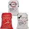 JOYIN (66 x 48cm) 3 Santa Weihnachtssack Weihnachts Geschenk Taschen mit Kordelzug, große Nikolaussack Weihnachtsmann Sack Santa Sack Geschenkesack Weihnachtsmannsack für Geschenke