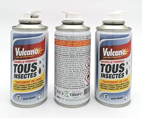 NUISIPRO - Diffuseur auto - Fumigènes puissant - Anti Mouches, Araignées, Acariens - x3