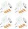 Refoss Smart Steckdose funktioniert mit Apple HomeKit,WLAN Steckdose 4er Pack Alexa Smart Plug Fernbedienung WiFi Steckdose mit Zeitschaltuhr,Kompatibel mit Siri,Google Assitant,eHomelife App, Weiß