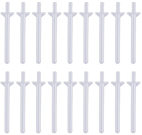 JUHONNZ Nasenwachs Stäbchen,50 PCS Neuswax Sticks Applicator Kunststoff Nasenhaarwachs Nasenhaar Wachs Nasenenthaarung Sticks zum Reinigen der Nasenlöcher und Entfernen von Nasenhaaren