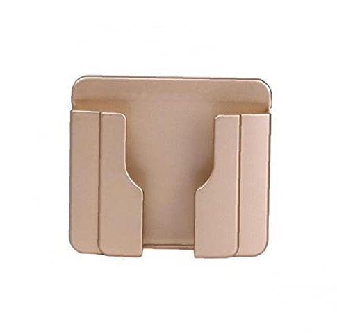 TOSSPER Phone Charging Holder Wall Charger Storage Box Universal Mobile Phone Socket Stand Cell Phone Display Support Gold