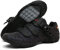 WYUKN Radsportschuhe ，Fahrradschuhe Herren MTB Schuhe Radschuhe Rennrad Fahrradschuhe Flat ohne Klicksystem ohne Schuheplatte Luminous,Luminous Black-43EU