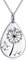 AXELUNA Pusteblume Halskette für Frauen 925 Sterling Silber Teardrop Anhänger Halskette Pusteblume Schmuck Geschenk für Tochter Mädchen Mutter Schwester