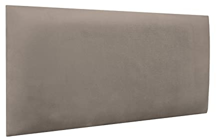 RAVIO Gepolstert Wandpaneel Rechteckige Kopfteil Wandpolster Polsterplatte Wandverkleidung Wandpolsterung 3D Wandkissen Wanddeko Polsterpaneel Größe 60x30cm (Cappuccino - Manila 21)