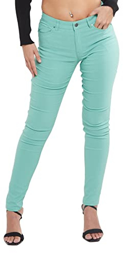 MYT Womens Chino Trousers Ladies Skinny Fit Super Stretch Office Work Casual Chinos Size UK 6-16