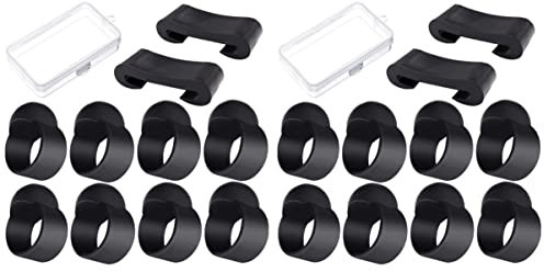 20 Stk Ätherisches Trommelzubehör Fingerpicks Für Dobro Drum-stick-griffe Schlagzeug-fingerpick-kit Zungentrommel-zubehör Finger Ärmel Klopfen Plastik Trommelständer Handkurbel