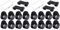 Milisten Steel Drum Finger Pads 20 Pcs Ethereal Drum Accessories Steel Tongue Drum Accessories Steel Drum Mallet Bracket Drum Finger Ring Drum Instrument Mallet Bracket Hand Crank Gavel Plastic