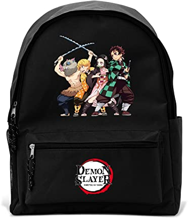 ABYstyle - DEMON SLAYER Rucksack Gruppe, Schwarz , Einheitsgröße