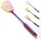 Evanda Espatula Cocina Acero Inoxidable, Rainbow Slotted Turner, Espátulas de cocina para utensilios de cocina antiadherentes, Volteador de espátulas de metal para utensilios de cocina