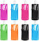 flintronic 8 Pezzi Bottiglie di Acqua Pieghevole, 500ML Pieghevole Bottiglia Flessibile Riutilizzabile, Portatile Borraccia Sportiva Con Moschettone per Viaggi, Escursionismo, Adventures