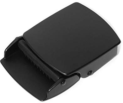 Knopf Kopf 3,8 cm, Leinwand Gürtel Legierung Automatische Buckle Nylon Gürtel Metallschnalle (Color : Silver)