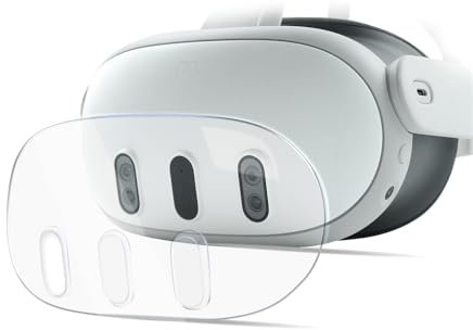 Transparent VR Shell Cover For Meta Quest 3, VR Headset Protector Front Face Cover For Meta Quest 3 VR Headsets