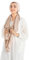 Xirhoot Satin-Crêpe-Hijab-Schal für Damen, Cream, Standard