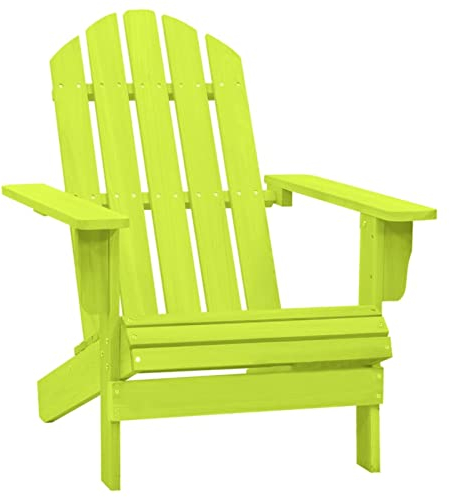 ARKEM Adirondack-Gartenstuhl Massivholz Tanne Grün Beach Chair Lounge Sessel Outdoor Lounge-Gartenstuhl